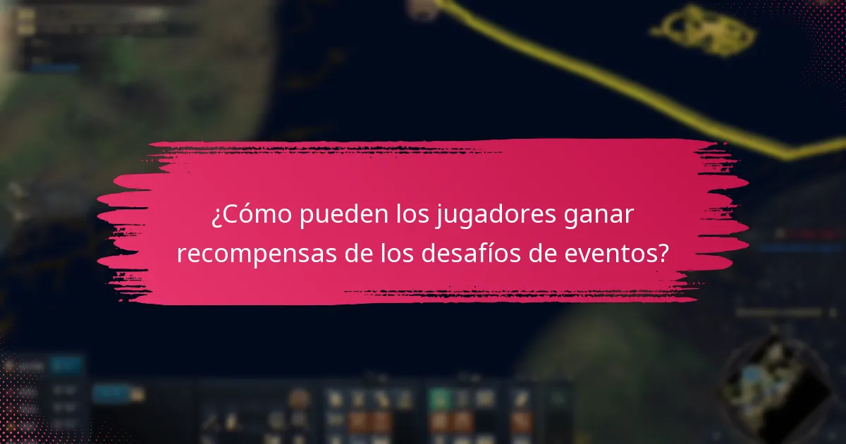 ¿Qué tipos de recompensas pueden ganar los jugadores en los desafíos de eventos?