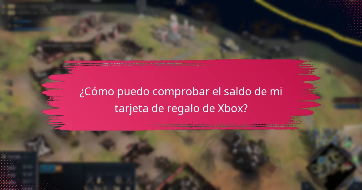 ¿Cuáles son los límites de uso para los saldos de tarjetas de regalo de Xbox?