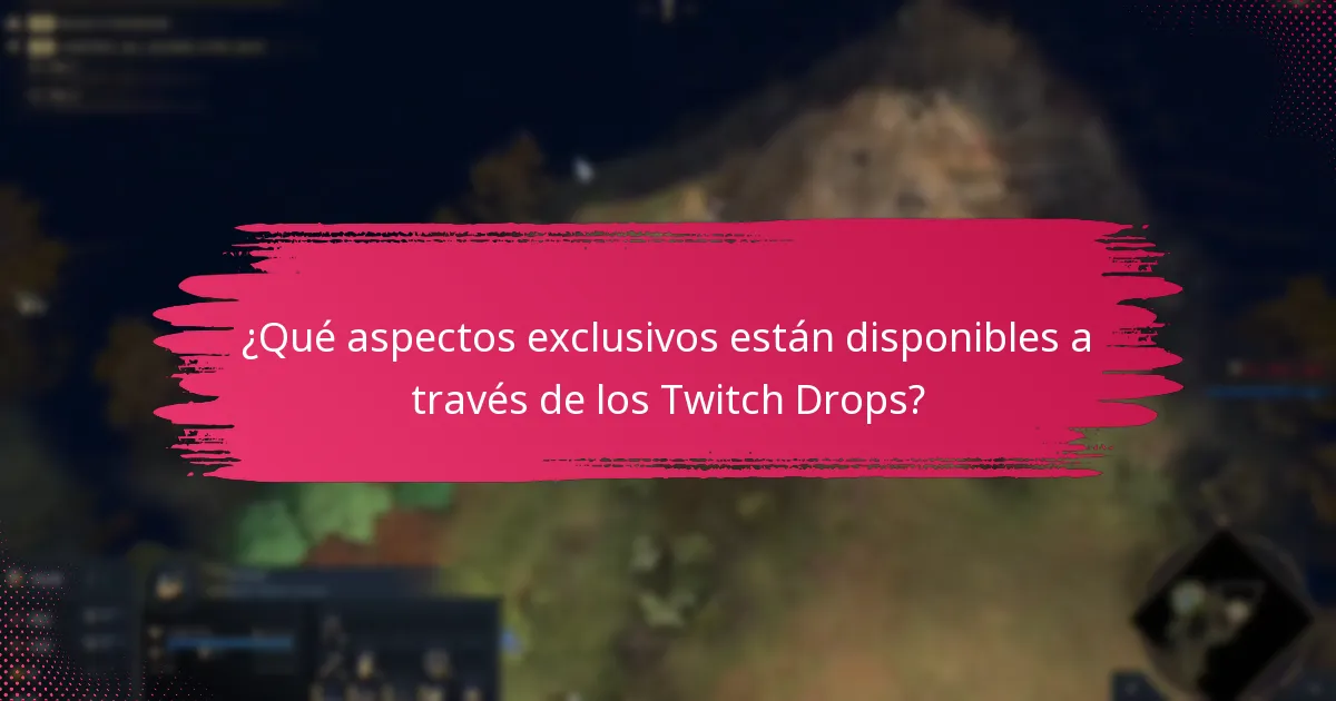 ¿Qué objetos dentro del juego pueden ganar los jugadores a través de los Twitch Drops?